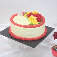 Birthday Roses Cake - 1.5kg